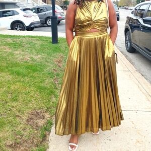 Forever Amelia- Gold Dress - Size 12